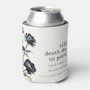 Rafraîchisseur Pour Canette Elégant gothique noir Rose noir Mariage