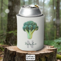 Élégant minimaliste Crochet Broccoli Nom