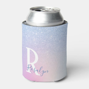 Rafraîchisseur Pour Canette Elégant moderne design ombre bleu parties scintill