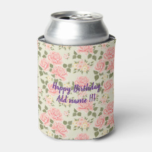Rafraîchisseur Pour Canette Élégant Moderne Vintage tendance Floral