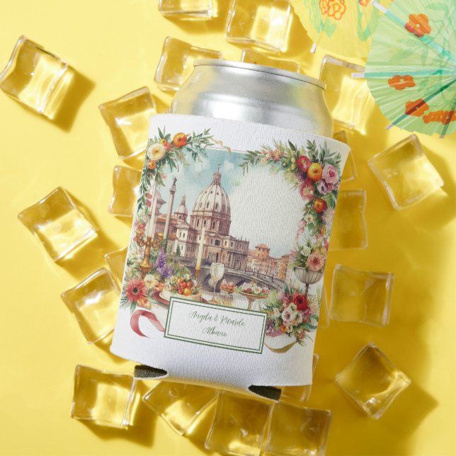 Rafraîchisseur Pour Canette Elégante invitation italienne Dîner Florence (Été in situ)