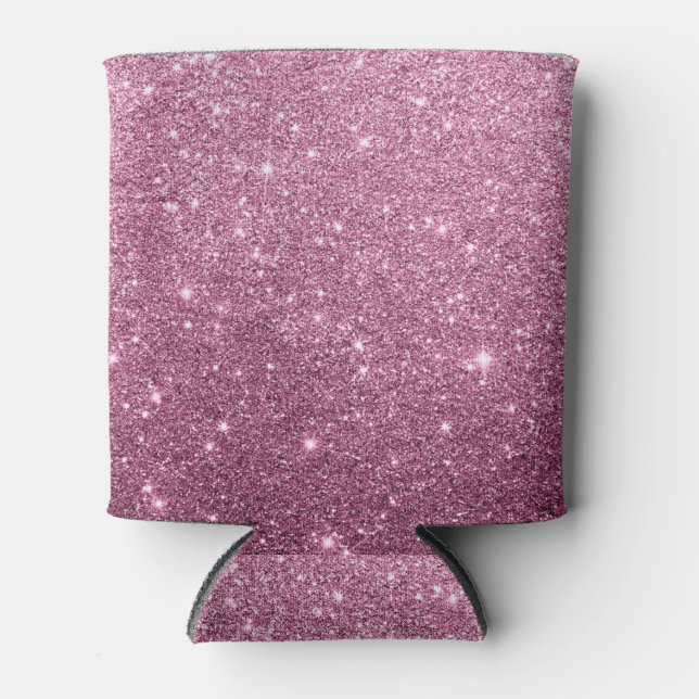 Rafraîchisseur Pour Canette Élégante parties scintillant abstraite de poule ro (Devant)