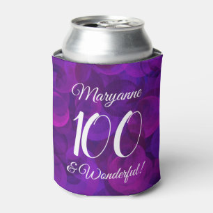 Rafraîchisseur Pour Canette Elégante Purple 100 et merveilleuse fête d'anniver