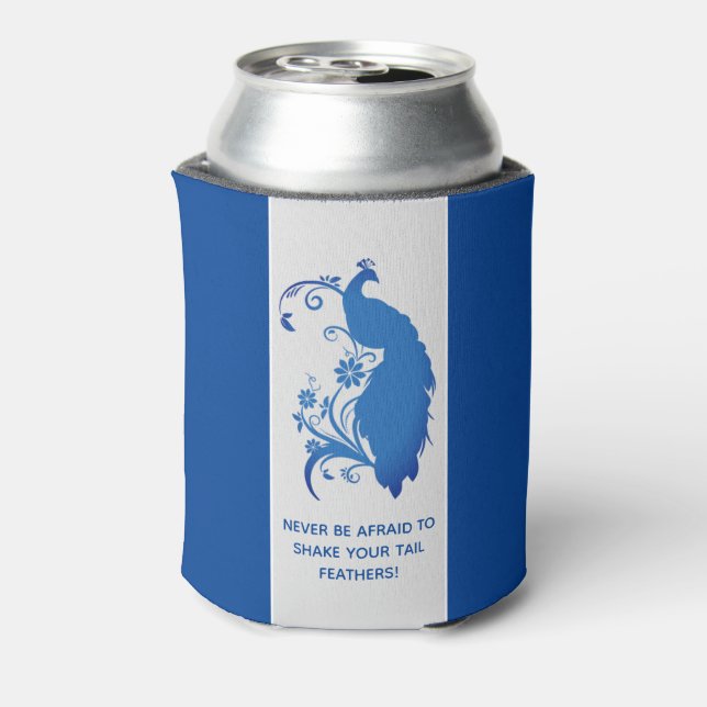 Rafraîchisseur Pour Canette Elégante Suite Mariage Peacock Bleu - Can Cooler (Can Dos)