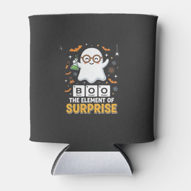 Rafraîchisseur Pour Canette Élément de surprise de fantôme de design de Boo d' (Devant)