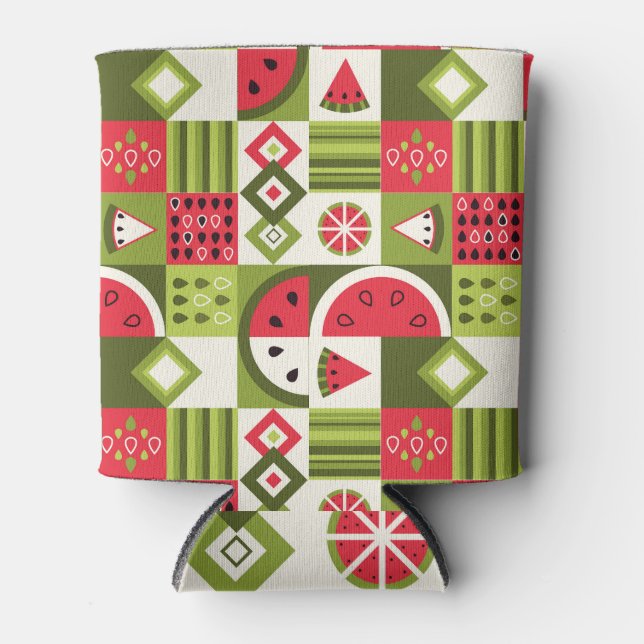 Rafraîchisseur Pour Canette Éléments décoratifs de pastèque Art (Devant)