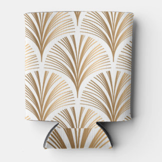 Rafraîchisseur Pour Canette Éléments d'or : Art déco blanc