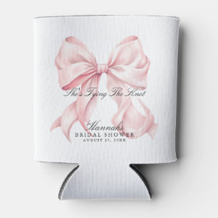 Rafraîchisseur Pour Canette Elle Noue Le Nœud Rose Rose
