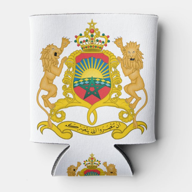 Rafraîchisseur Pour Canette emblème du maroc (Devant)