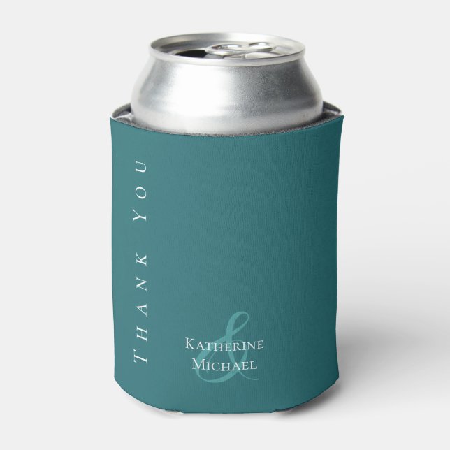 Rafraîchisseur Pour Canette Emerald Green-Mariage-Merci- (Can devant)