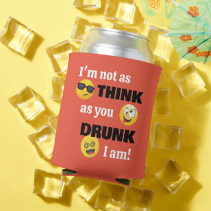 Rafraîchisseur Pour Canette Emoji Drunk