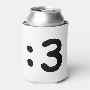 Rafraîchisseur Pour Canette Émoticône face chat : 3