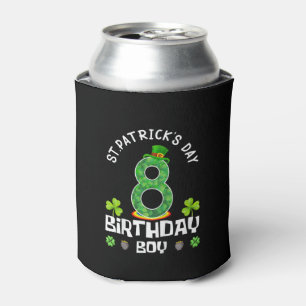 Rafraîchisseur Pour Canette Enfants St. Patrick's Day Anniversaire 8e T-shirt