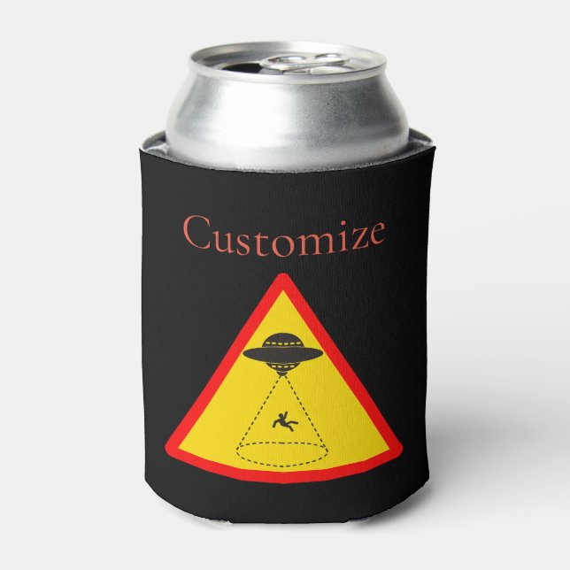 Rafraîchisseur Pour Canette Enlèvement d'Alien UFO Thunder_Cove (Can devant)