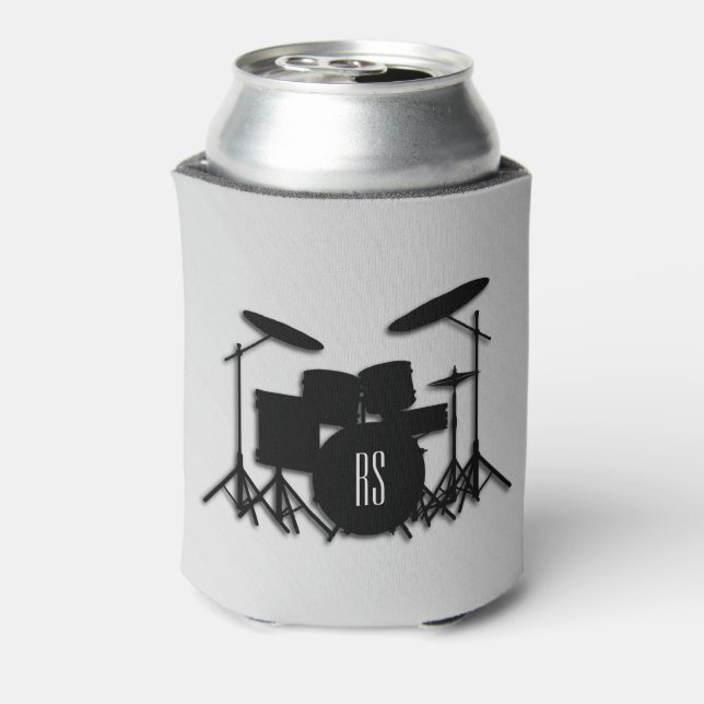Rafraîchisseur Pour Canette Ensemble de batterie Monogramme Argent (Can Dos)