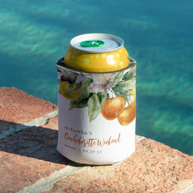 Rafraîchisseur Pour Canette Enterrement de vie de jeune fille Citron Orange Aq (Piscine in situ)