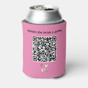 Rafraîchisseur Pour Canette Envoyez une boisson à la mariée avec un code QR pe