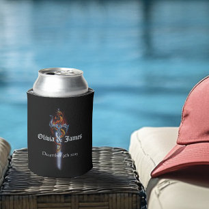 Rafraîchisseur Pour Canette Épée Dragon Rouge