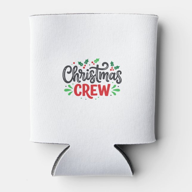 Rafraîchisseur Pour Canette Équipage de Noël Fête festive (Devant)