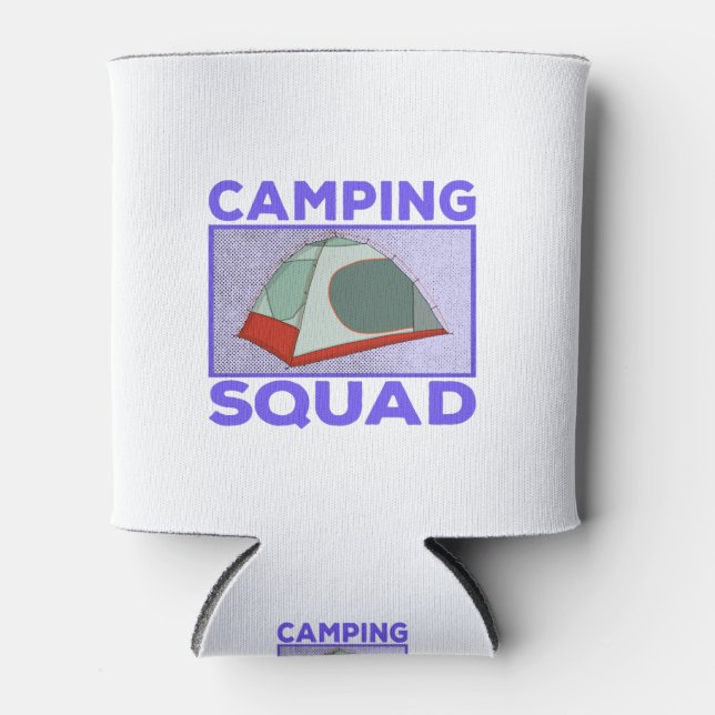 Rafraîchisseur Pour Canette Équipe de camping (Devant)
