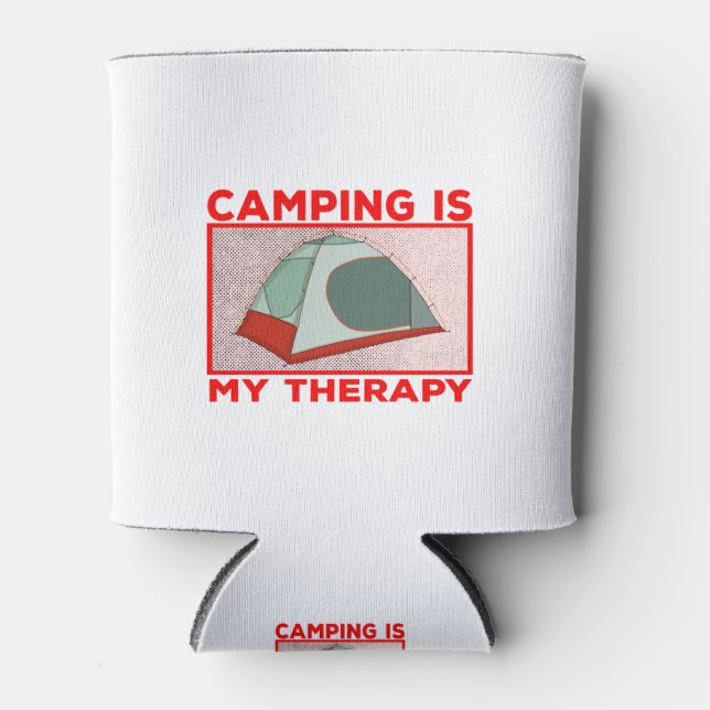 Rafraîchisseur Pour Canette Équipe de camping (Devant)