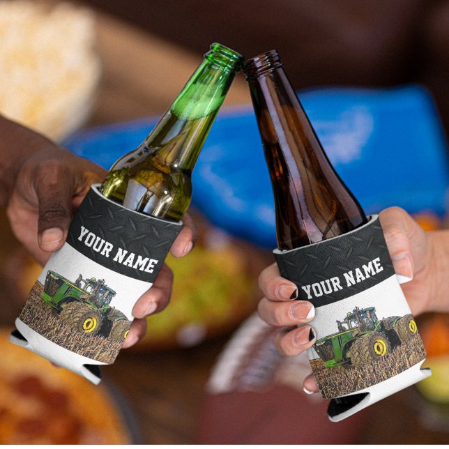 Rafraîchisseur Pour Canette Équipement agricole Tracteur Nom du village Cool A (Créateur téléchargé)