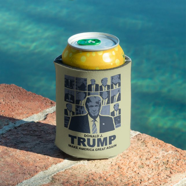 RAFRAÎCHISSEUR  POUR CANETTE ÈRE DONALD TRUMP (Piscine in situ)