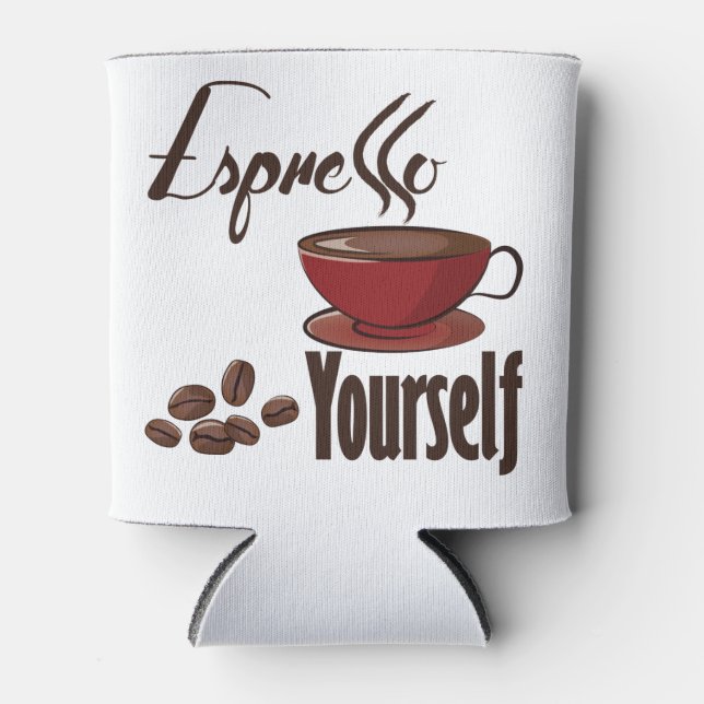 Rafraîchisseur Pour Canette Espresso Yourself Coffee Pun Vous Express (Devant)