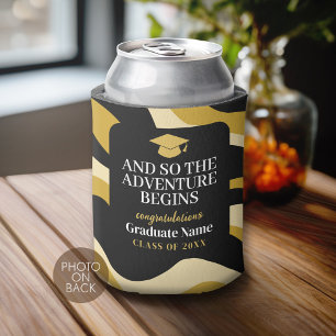 Rafraîchisseur Pour Canette Et Donc L'Aventure Commence - Photo De Graduation 