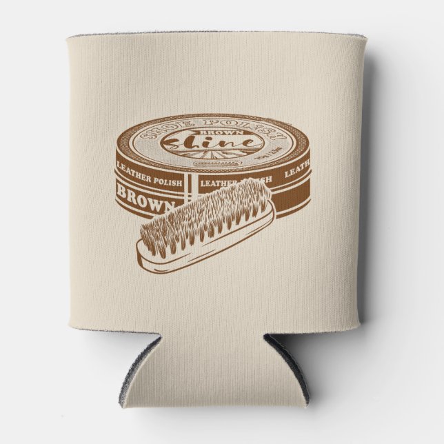 Rafraîchisseur Pour Canette étain à chaussures Brown (Devant)