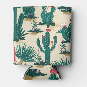 Rafraîchisseur Pour Canette Été Cactus Blooming Desert Print
