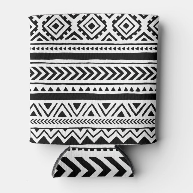 Rafraîchisseur Pour Canette Ethnic Tribal : Motif artisanal (Devant)