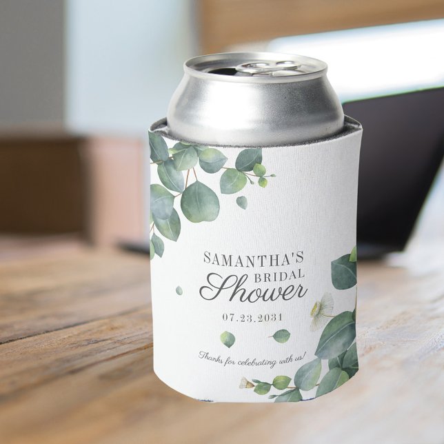 Rafraîchisseur Pour Canette Eucalyptus Fête des mariées de feuillage (Créateur téléchargé)