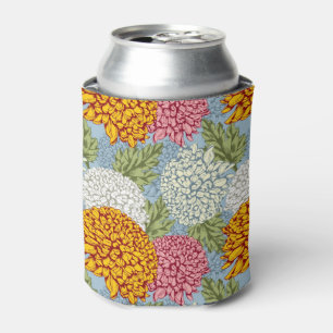Rafraîchisseur Pour Canette Excellent motif avec chrysanthèmes