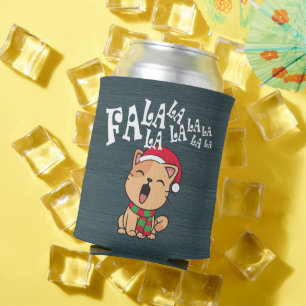Rafraîchisseur Pour Canette Fa La La La La Christmas Chant de chat Câble de