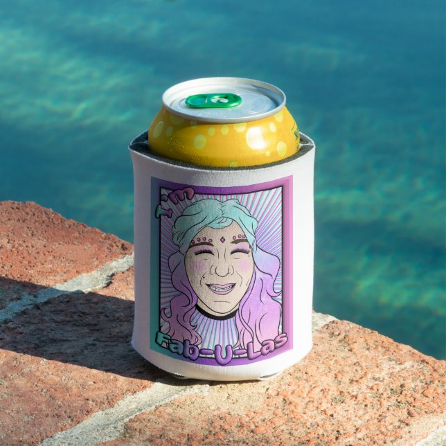 Rafraîchisseur Pour Canette Fab-U-Las Foam Can Cooler de Zer0 (Piscine in situ)