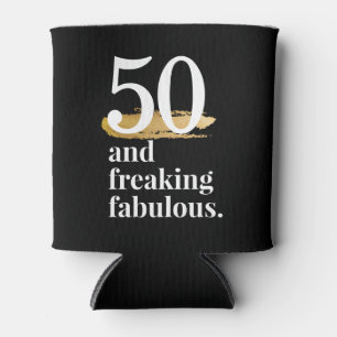 Rafraîchisseur Pour Canette Fabuleux Fabuleux Anniversaire Personnalisé Âge Pe