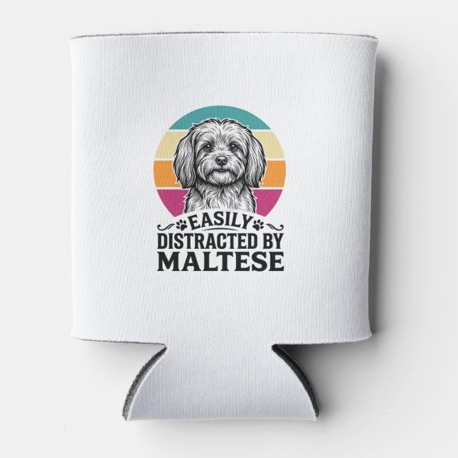 Rafraîchisseur Pour Canette Facilement Distrait Par La Conception De Chien Vin (Devant)