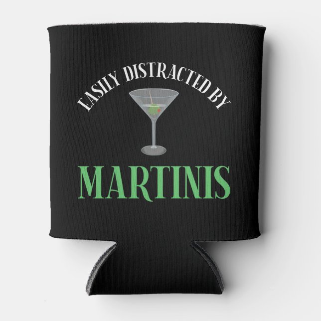 Rafraîchisseur Pour Canette Facilement Distrait Par Les Martinis (Devant)