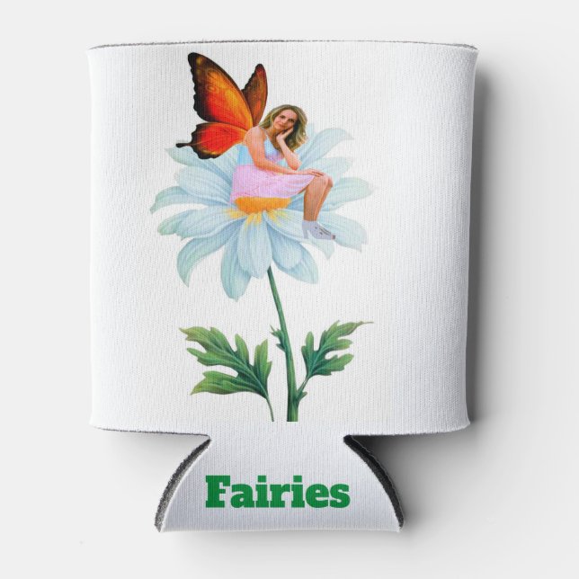 Rafraîchisseur Pour Canette Fairy on Daisy Can Cooler (Devant)