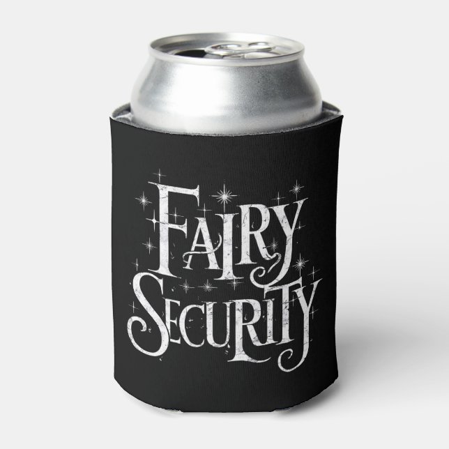 Rafraîchisseur Pour Canette Fairy Security Drôle Costume d'Halloween (Can devant)