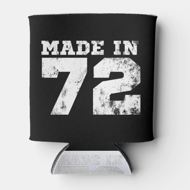 Rafraîchisseur Pour Canette Fait en 1972 52e anniversaire (Devant)