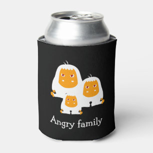 Rafraîchisseur Pour Canette Famille en colère Singes design T-Shirt Bain Mat