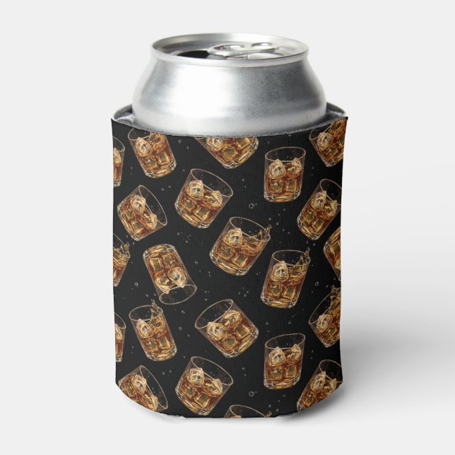 Rafraîchisseur Pour Canette Father’s Day Whiskey Lover Can Cooler for Dad (Can devant)