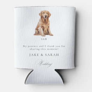 Rafraîchisseur Pour Canette Faveur de mariage drôle à l'aquarelle pour animaux