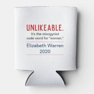 Rafraîchisseur Pour Canette Femme improbable Pro-Elizabeth Warren 2020