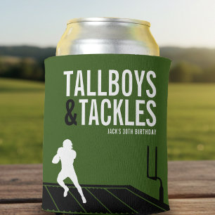 Rafraîchisseur Pour Canette Fête d'anniversaire de Football Tallboys & Tackles
