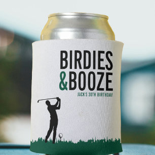 Rafraîchisseur Pour Canette Fête d'anniversaire de golf adulte Birdies & Booze
