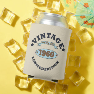 Rafraîchisseur Pour Canette Fête d'anniversaire vintage personnalisée