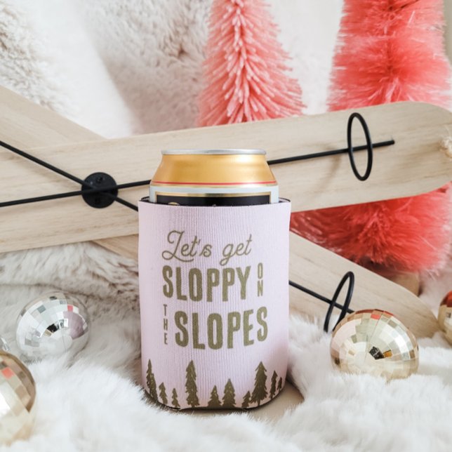 Rafraîchisseur Pour Canette Fête de Bachelorette de ski de neige d'hiver amusa (Créateur téléchargé)